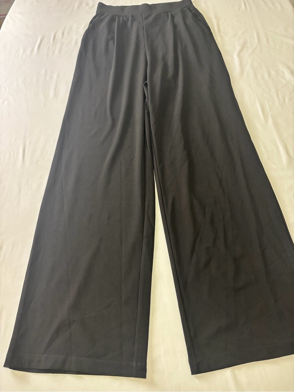 HALARA Black Pull-On Wide Leg Pants